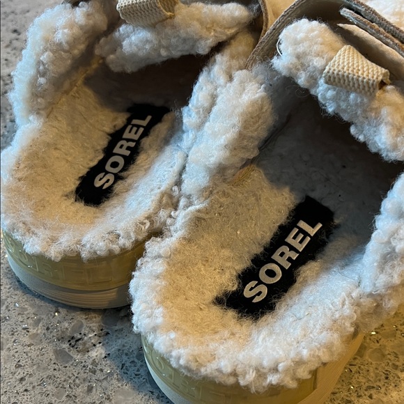 Sorel Cream Fleece Footwear - Picture 3 of 11